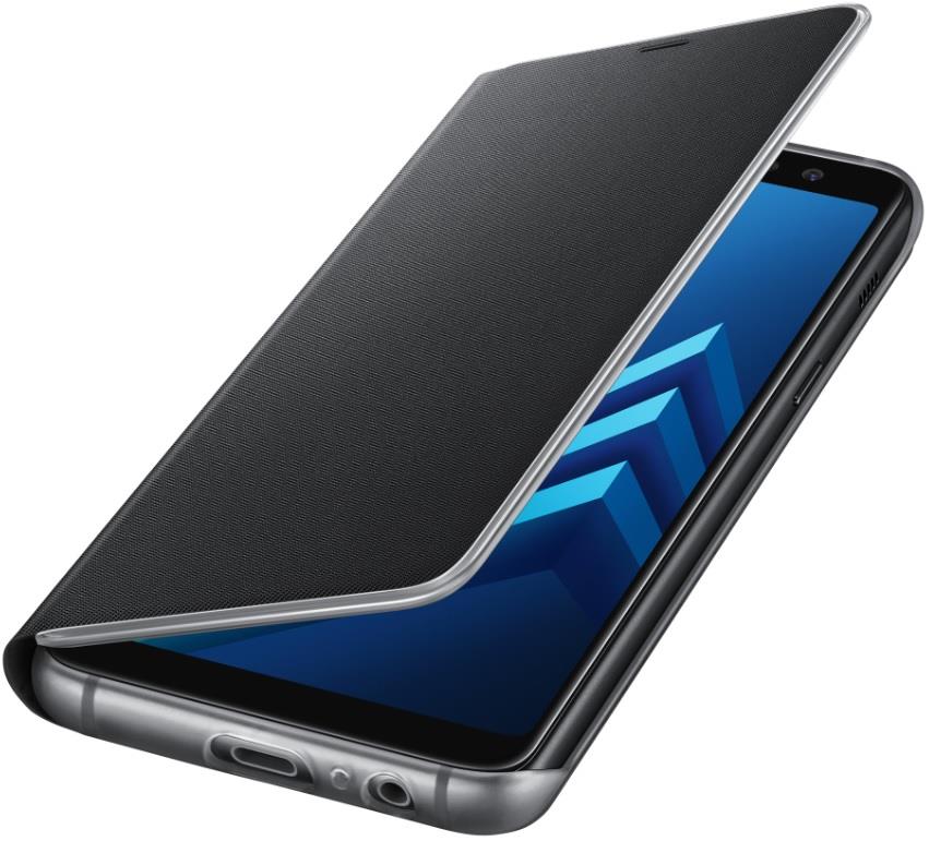 AREA Custodia cover a libro per Samsung Galaxy A8 originale Flip nero